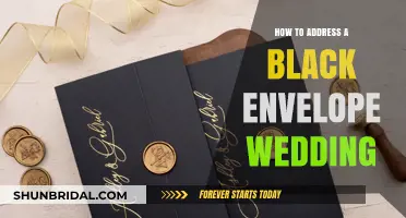 Guide to Black Envelope Wedding Etiquette