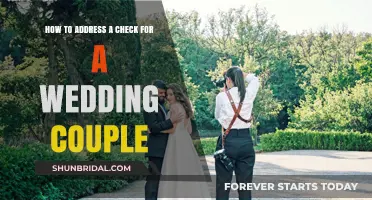Writing a Check as a Wedding Gift? Here's How