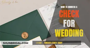 Addressing Wedding Checks: Whom and How to Write Them Out