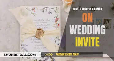 Wedding Invite Etiquette: Addressing Family Members