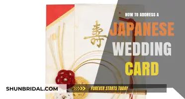 Guide to Addressing Japanese Wedding Cards