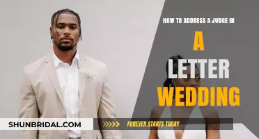 Addressing a Judge: Wedding Letter Etiquette