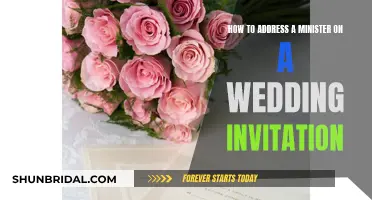 Addressing a Minister: Wedding Invitation Etiquette Made Easy