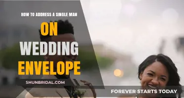 Addressing a Wedding Invite to a Single Man: Envelope Etiquette