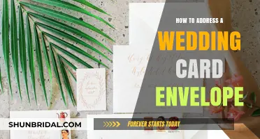 Addressing Wedding Card Envelopes: A Guide to Etiquette