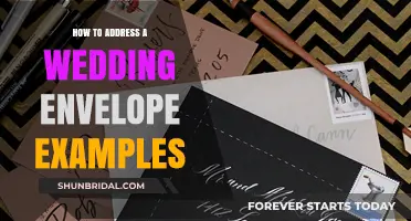 Wedding Envelope Etiquette: Examples for Addressing