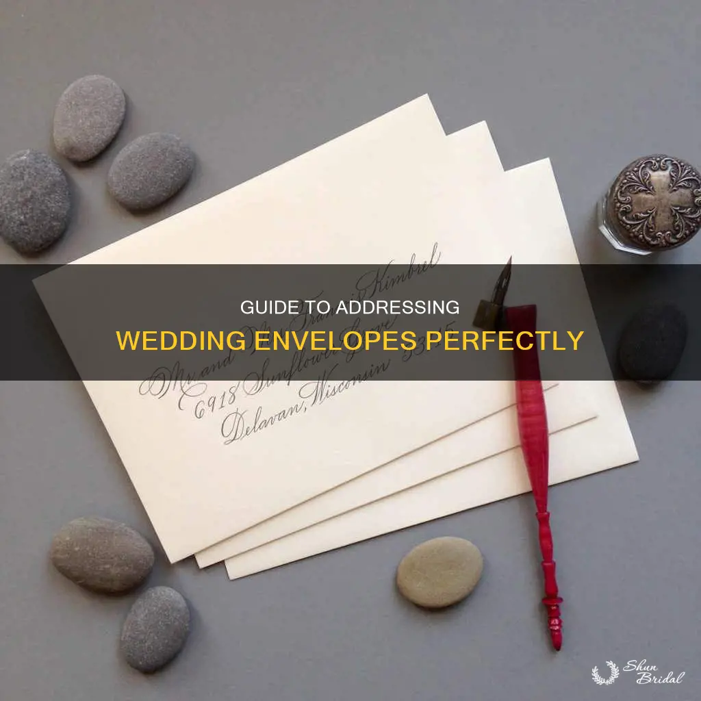 how to address a wedding envelope