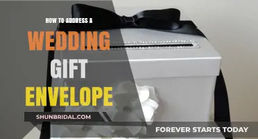 Elegant Envelope Etiquette: Perfectly Addressing Wedding Gifts with Style