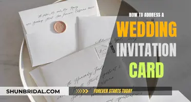 Etiquette Guide: Addressing Wedding Invitation Cards Perfectly