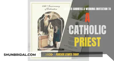 Addressing Wedding Invites: Catholic Priest Edition