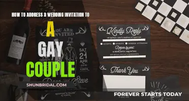 Addressing Wedding Invites to Gay Couples: Etiquette Guide