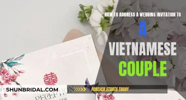 Addressing Wedding Invites: Vietnamese Couple Edition