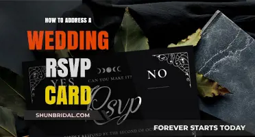 Addressing Wedding RSVP Cards: A Step-by-Step Guide