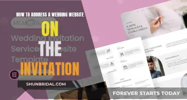 Guide to Including Wedding Website Details on Invites