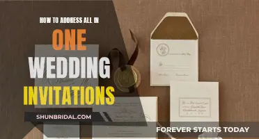 All-in-One Wedding Invites: Addressing Etiquette for Beginners