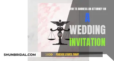 Addressing an Attorney: Wedding Invitation Etiquette