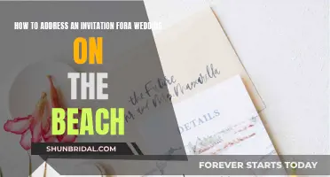 Beach Wedding Invites: Addressing Etiquette for Guests