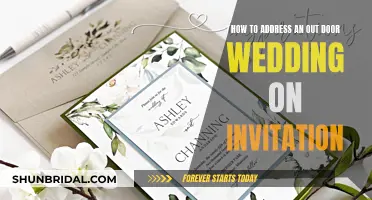 Guide to Wording Outdoor Wedding Invitations