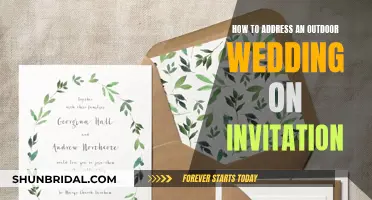 Guide to Wording Outdoor Wedding Invitations