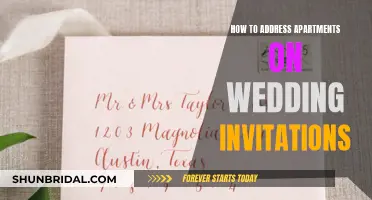 Addressing Wedding Invites: Etiquette for Apartment Guests