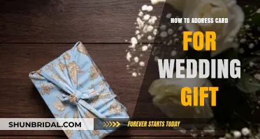 Elegant Wedding Gift Card Addressing Tips for Thoughtful Givers