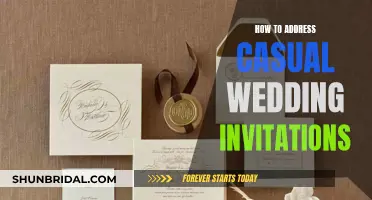 Guide to Addressing Casual Wedding Invites: Etiquette Simplified