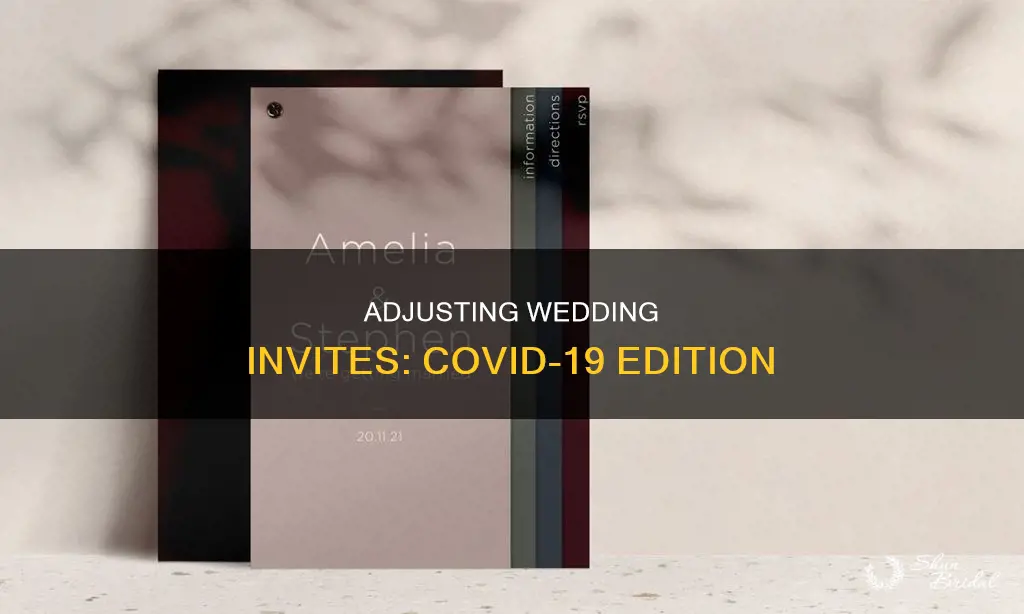 how to address covid 19 in wedding invitations