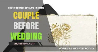 Addressing Envelopes to Bridal Couples: A Pre-Wedding Guide