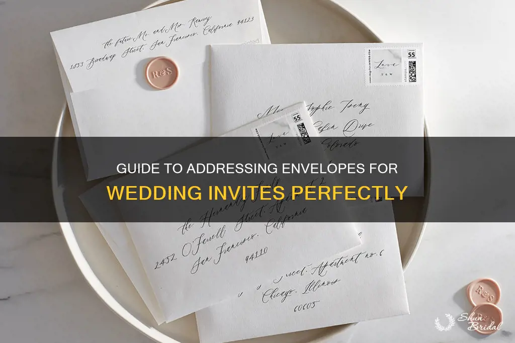 how to address envelopes for wedding invitations