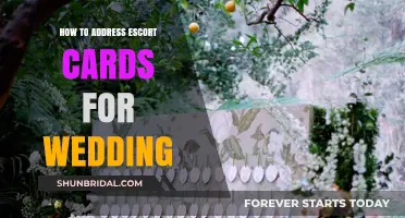 Etiquette Guide to Addressing Escort Cards for Your Wedding