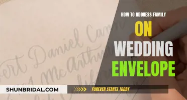 Addressing Wedding Invites: Family Envelope Etiquette