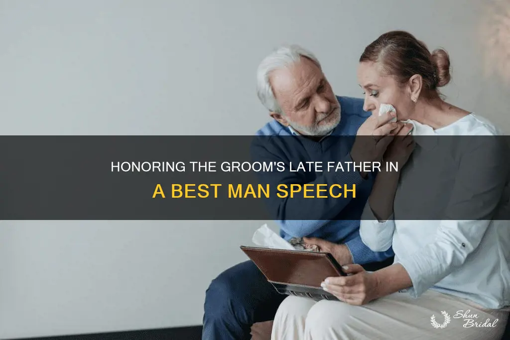 how to address grooms deceased father in best man speech