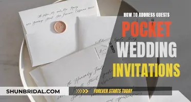 Addressing Guests: Pocket Wedding Invites Etiquette