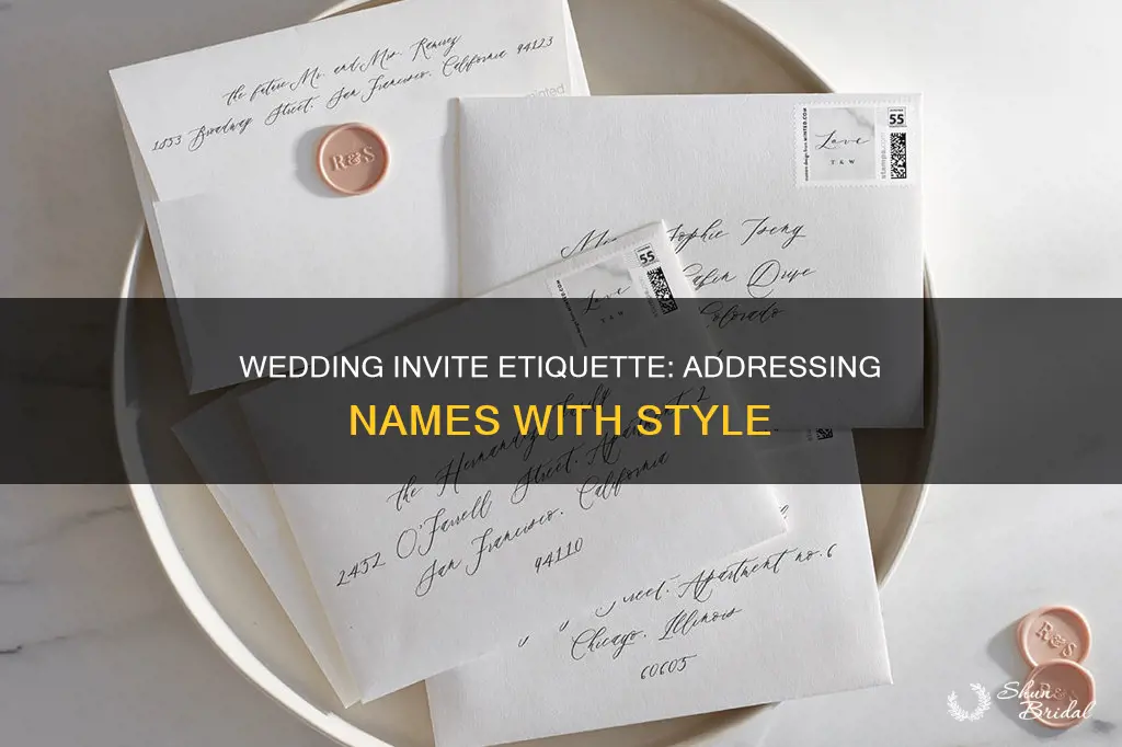 how to address ii on wedding inviting for a name