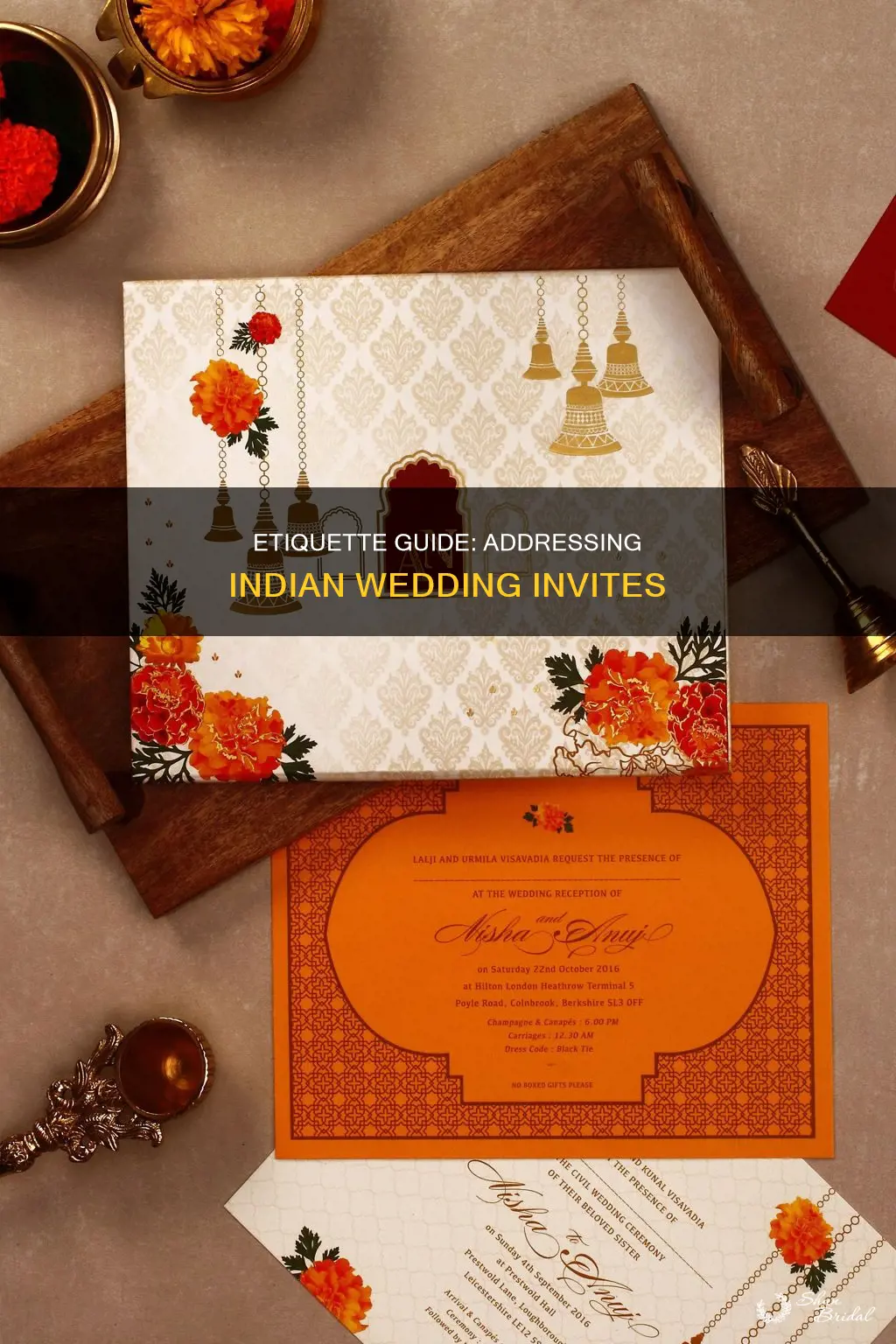 how to address indian wedding invitations