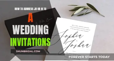 Addressing Wedding Invites: Jr. and III Etiquette