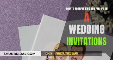 Wedding Invitation Etiquette for Kids and Families