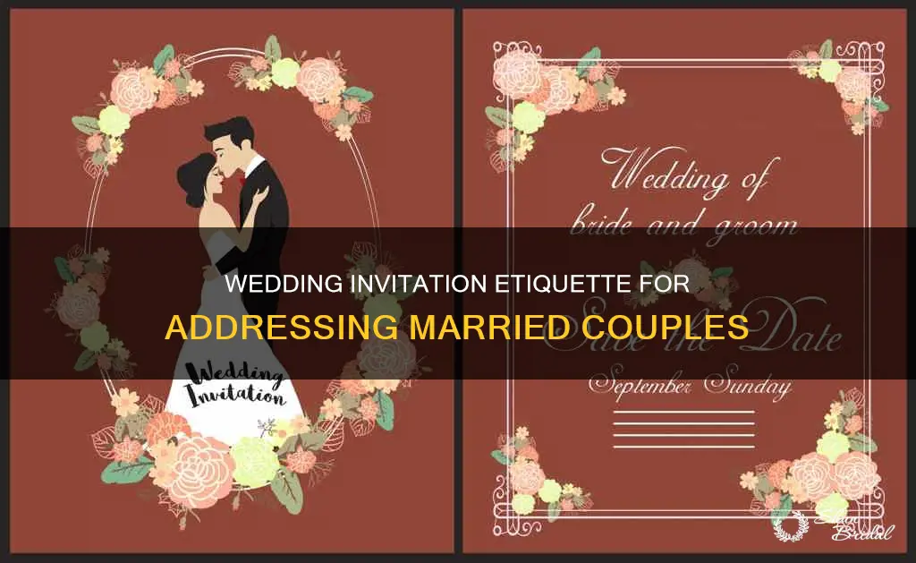 how to address married couple on wedding invitation