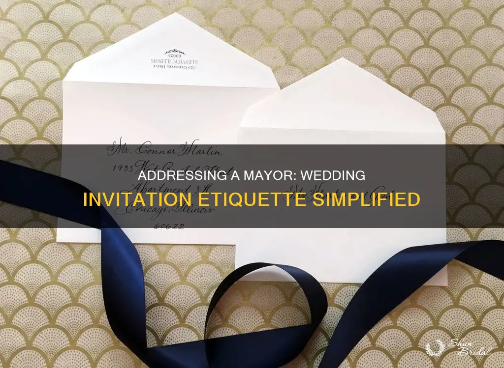 how to address mayor in wedding invitation