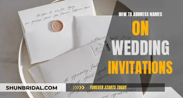 Guide to Addressing Names Correctly on Wedding Invites