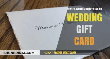 Thoughtful Wedding Gift Card Etiquette: Addressing Newlyweds with Grace and Style