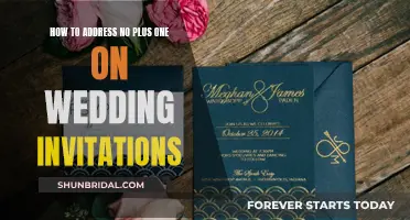 Addressing Wedding Invites: Etiquette for No Plus Ones