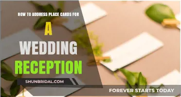 Addressing Wedding Reception Place Cards: A Step-by-Step Guide