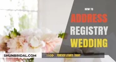 The Ultimate Guide to Addressing a Registry Wedding