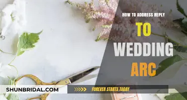 Creative Ways to Respond to Wedding Arches