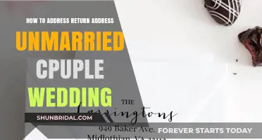 Etiquette for Return Address Labels for Unmarried Couples