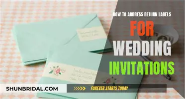 Guide to Addressing Return Labels for Wedding Invites Perfectly