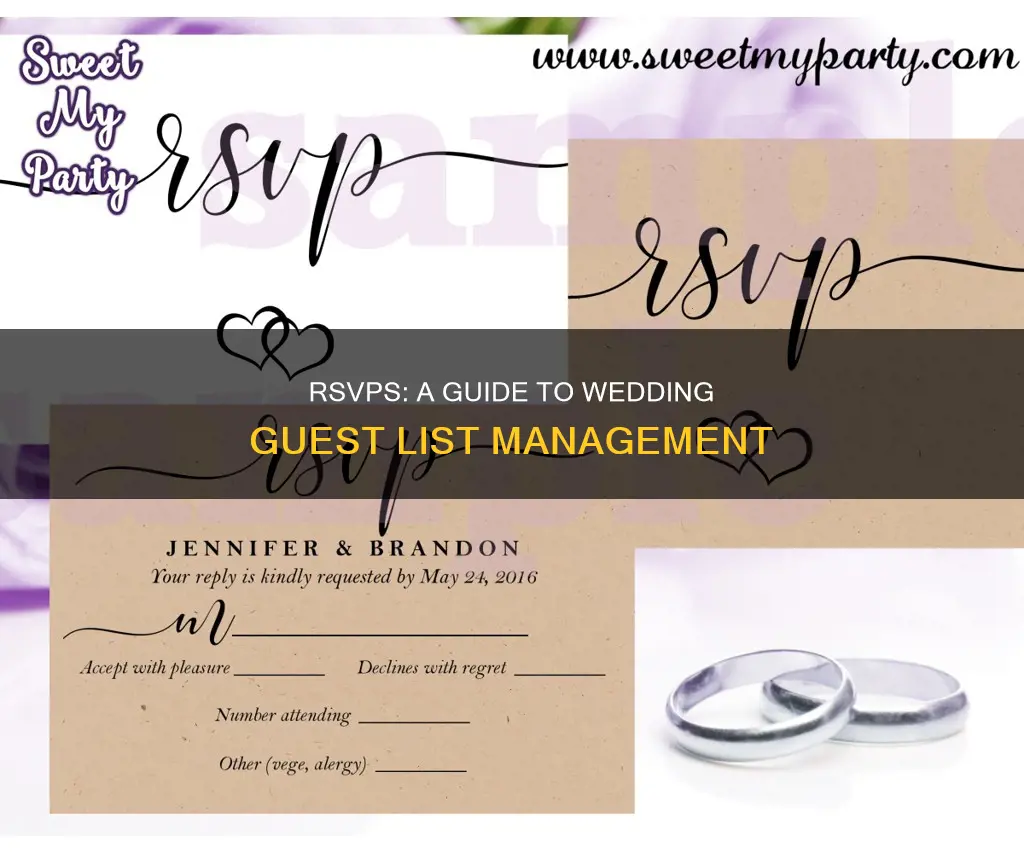 how to address rsvps for wedding