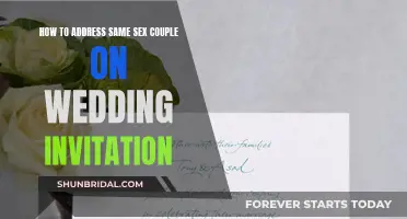 Wedding Invitation Etiquette for Same-Sex Couples