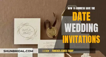 Addressing Save-the-Date Wedding Invites: A Simple Guide